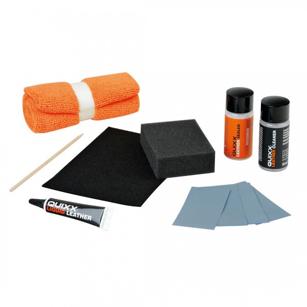 KIT ΕΠΙΣΚΕΥΗΣ & ΔΙΟΡΘΩΣΗΣ ΧΡΩΜΑΤΟΣ ΔΕΡΜΑΤΟΣ LEATHER & VINYL REPAIR KIT QUIXX Χημικά Επισκευής