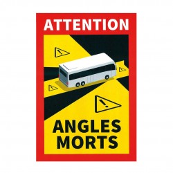 ΠΡΟΕΙΔΟΠΟΙΗΤΙΚΟ ΣΗΜΑ ΤΥΦΛΩΝ ΣΗΜΕΙΩΝ ΛΕΩΦΟΡΕΙΟΥ ΜΑΓΝΗΤΙΚΟ 170x250mm - 1 ΤΕΜ. Πινακίδες και Σήμανση