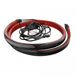 ΤΑΙΝΙΑ ΣΙΛΙΚΟΝΗΣ LED ΚΟΚΚΙΝΟ ΦΩΣ CARBON-LOOK ΠΟΡΤ ΜΠΑΓΚΑΖ  SPOILER LED LIGHT 12V IP67 25χ10mm 120cm LAMPA -  1 Τεμ. Φωτισμός LED