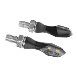 ΦΛΑΣ MOTO NIX 12V LED SMD 42x13mm ΜΑΥΡΟ LAMPA - 2 τεμ. ΝΕΑ ΠΡΟΪΟΝΤΑ