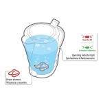 ΒΡΑΣΤΗΡΑΣ ΝΕΡΟΥ 24V /250W /85CM ΚΑΛΩΔΙΟ/ 1,3LT EARL-GREY  ΜΑΥΡΟ ΧΡΩΜΑ Συσκευές Μαγειρικής και Σκεύη Εστίασης