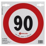 ΣΗΜΑ ΤΑΧΥΤΗΤΑΣ ΧΙΛΙΟΜΕΤΡΩΝ 90km/h ΑΥΤΟΚΟΛΛΗΤΟ Πινακίδες και Σήμανση
