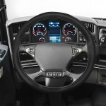 ΚΑΛΥΜΜΑ ΤΙΜΟΝΙΟΥ ΦΟΡΤΗΓΟΥ ΡΑΦΤΟ ΔΕΡΜΑΤΙΝΟ PREMIUM TRUCK 44-46cm ΜΑΥΡΟ ΜΕ ΜΑΥΡΗ ΡΑΦΗ Ραφτά καλύμματα τιμονιού