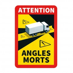 ΠΡΟΕΙΔΟΠΟΙΗΤΙΚΟ ΣΗΜΑ ΤΥΦΛΩΝ ΣΗΜΕΙΩΝ ΦΟΡΤΗΓΟΥ ΑΥΤΟΚΟΛΛΗΤΟ 170x250mm - 1 ΤΕΜ. Πινακίδες και Σήμανση