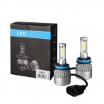 H11 LED SET C6 9-32V 6.500K 10.000lm 4 X 10W ΛΑΜΠΑ ΜΕ COB EPISTAR 1021 LED ΚΑΙ ΑΝΕΜΙΣΤΗΡΑΚΙ M-TECH - 2 ΤΕΜ. LED