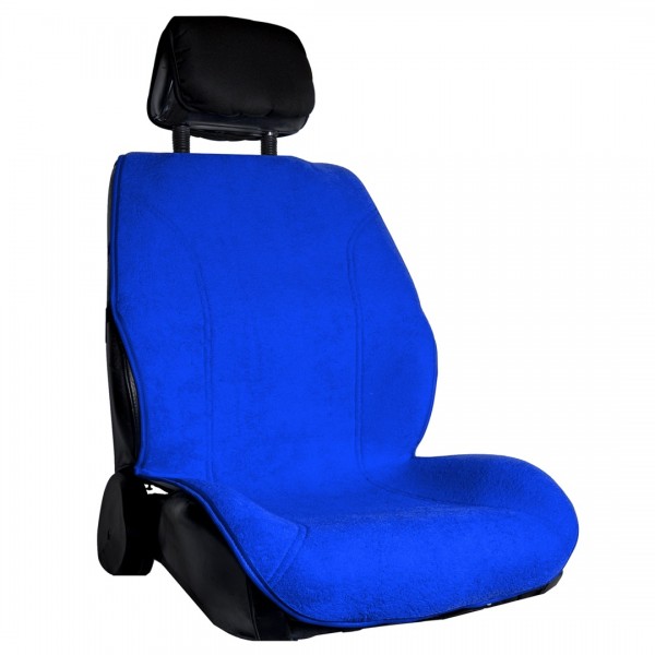 ΗΜΙΚΑΛΥΜΜΑΤΑ ΜΠΡΟΣΤΑ ΚΑΘΙΣΜΑΤΩΝ ΜΑΥΡΟ/ΜΠΛΕ ΜΟΤΙΒΟ (VELCRO ΣΤΑ ΠΡΟΣΚΕΦΑΛΑ) - 2 ΤΕΜ. Μπροστινά Καλύμματα