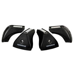 ΣΤΑΝΤΑΡ ΑΚΡΟ (ΠΟΔΙ) ΜΕ ΚΑΠΑΚΙΑ ΚΑΙ ΚΛΕΙΔΑΡΙΑ EVOS NORDRIVE - 4 ΤΕΜ. Άκρα για Μπάρες