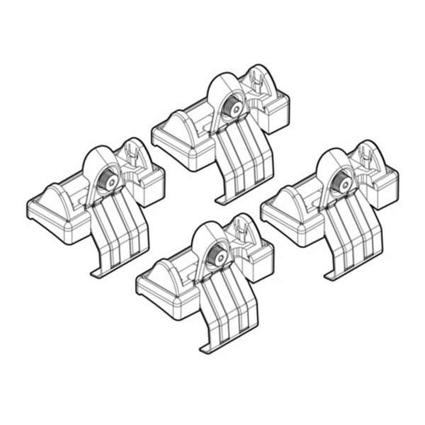 ΑΚΡΑ ΓΙΑ ΜΠΑΡΕΣ NORDRIVE ΓΙΑ BMW ΣΕΙΡΑ 5 E60 07/03-12/09 KIT Άκρα για Μπάρες