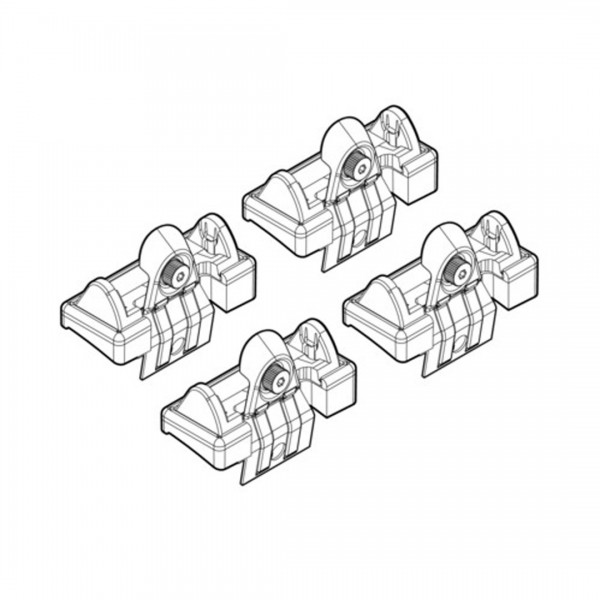 ΑΚΡΑ ΓΙΑ ΜΠΑΡΕΣ NORDRIVE ΓΙΑ BMW X5 05/00-02/07 KIT Άκρα για Μπάρες