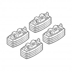 ΑΚΡΑ ΓΙΑ ΜΠΑΡΕΣ NORDRIVE ΓΙΑ BMW ΣΕΙΡΑ 3 E46 3D/5D/COUPE 01/07+ KIT Άκρα για Μπάρες