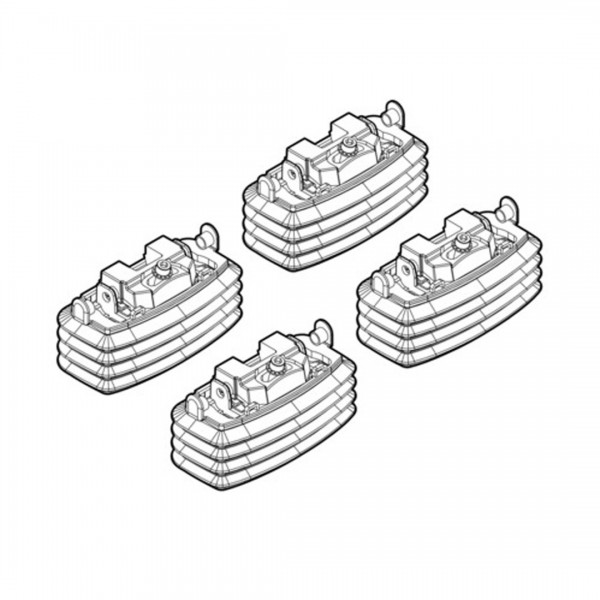 ΑΚΡΑ ΓΙΑ ΜΠΑΡΕΣ NORDRIVE ΓΙΑ BMW ΣΕΙΡΑ 3 E46 3D/5D/COUPE 01/07+ KIT Άκρα για Μπάρες