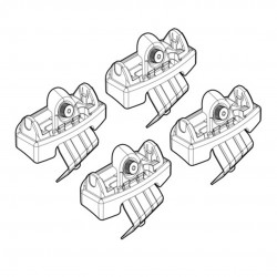 ΑΚΡΑ ΓΙΑ ΜΠΑΡΕΣ NORDRIVE ΓΙΑ ALFA ROMEO GIULIETTA 4/10+ KIT Άκρα για Μπάρες