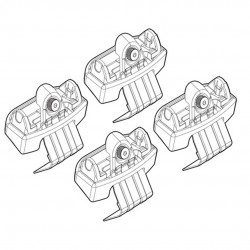 ΑΚΡΑ ΓΙΑ ΜΠΑΡΕΣ NORDRIVE ΓΙΑ CITROEN C4 PICASSO 6/13+ KIT Άκρα για Μπάρες