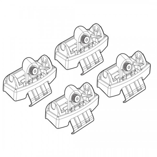 ΑΚΡΑ ΓΙΑ ΜΠΑΡΕΣ NORDRIVE ΓΙΑ CITROEN C1 5D / PEUGEOT 108 5D / TOYOTA AYGO 5D 06/14+ KIT Άκρα για Μπάρες