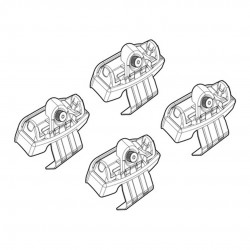 ΑΚΡΑ ΓΙΑ ΜΠΑΡΕΣ NORDRIVE ΓΙΑ AUDI A5 SPORTBACK 09/16+ KIT Άκρα για Μπάρες