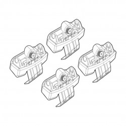 ΑΚΡΑ ΓΙΑ ΜΠΑΡΕΣ NORDRIVE ΓΙΑ BMW X2 F39 01/18+ KIT Άκρα για Μπάρες