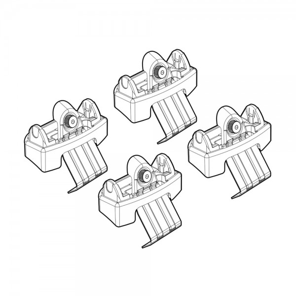 ΑΚΡΑ ΓΙΑ ΜΠΑΡΕΣ NORDRIVE ΓΙΑ ALFA ROMEO TONALE 05/2022+  - 4 ΤΕΜ. Άκρα για Μπάρες