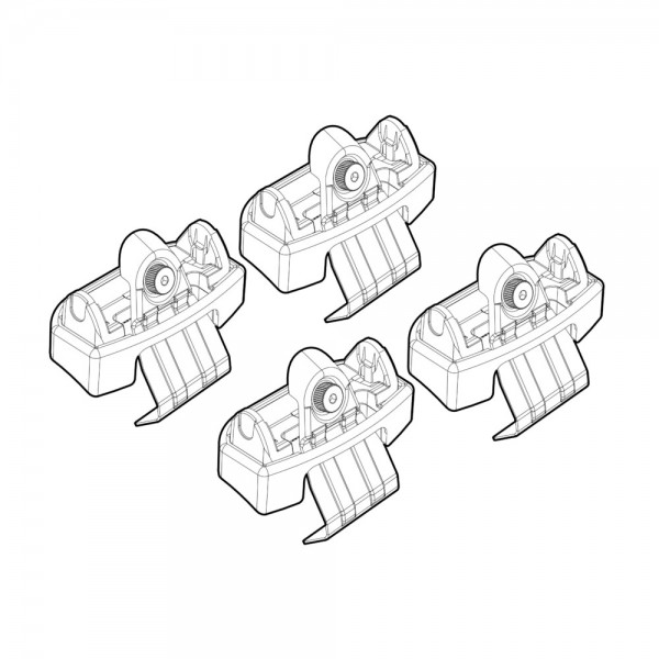 ΑΚΡΑ ΓΙΑ ΜΠΑΡΕΣ NORDRIVE ΓΙΑ CITROEN DS4 5D 08/2021+ - 4 τεμ. Άκρα για Μπάρες