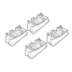 ΠΟΔΙΑ ΓΙΑ ΜΠΑΡΕΣ NORDRIVE ΓΙΑ TOYOTA RAV4 03/2019+ - 4 ΤΕΜ Άκρα για Μπάρες