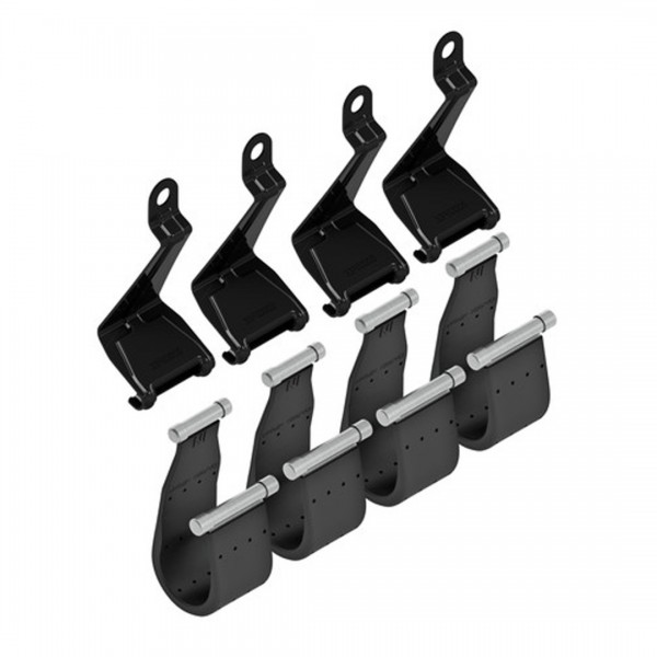 FIT-KIT ΑΚΡΑ (ΠΟΔΙΑ) ΓΙΑ ΜΠΑΡΕΣ SNAP ALU F-2 14cm ΜΟΝΟ ΓΙΑ DACIA DUSTER (RAILINGS) NORDRIVE - 4 TEM Άκρα για Μπάρες