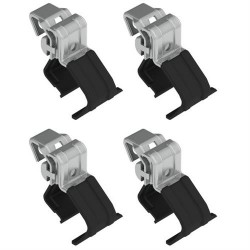 CLAMP KIT ΑΚΡΑ (ΠΟΔΙΑ) ΓΙΑ ΜΠΑΡΕΣ SNAP STEEL ΚΑΙ SNAP ALU K-1 NORDRIVE - 4 TEM. Άκρα για Μπάρες