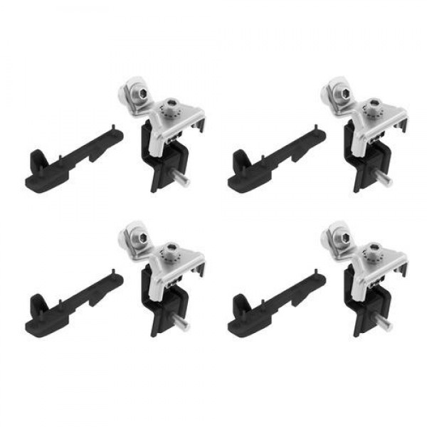 CLAMP KIT ΑΚΡΑ (ΠΟΔΙΑ) ΓΙΑ ΜΠΑΡΕΣ SNAP STEEL K-7 NORDRIVE - 4 TEM. Άκρα για Μπάρες