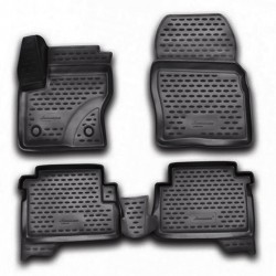 ΜΑΡΚΕ ΠΑΤΑΚΙΑ ΣΕ ΣΚΑΦΗ TPE ΛΑΣΤΙΧΟ ΓΙΑ FORD KUGA 5D 03/2013-10/2016  ΣΕ ΑΝΘΡΑΚΙ ΣΚΟΥΡΟ ΓΚΡΙ ΧΡΩΜΑ NOVLINE - 4 ΤΕΜ. Ford