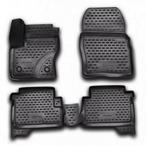 ΜΑΡΚΕ ΠΑΤΑΚΙΑ ΣΕ ΣΚΑΦΗ TPE ΛΑΣΤΙΧΟ ΓΙΑ FORD KUGA 5D 03/2013-10/2016  ΣΕ ΑΝΘΡΑΚΙ ΣΚΟΥΡΟ ΓΚΡΙ ΧΡΩΜΑ NOVLINE - 4 ΤΕΜ. Ford