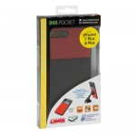 APPLE iPHONE 7 PLUS ΚΑΙ 8 PLUS ΘΗΚΗ ΚΙΝΗΤΟΥ DUO POCKET ΜΑΥΡΟ-ΚΟΚΚΙΝΟ ΜΑΓΝΗΤΙΚΗ SILVER LINE Apple