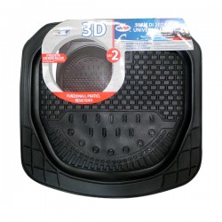 ΠΑΤΑΚΙΑ ΣΚΑΦΗ PVC 3D MEDIUM 2ΤΕΜ 48,2x48.50cm Διεθνή Πατάκια Λάστιχο