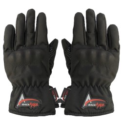 ΓΑΝΤΙΑ ΜΗΧΑΝΗΣ ΛΕΙΑ ΑΔΙΑΒΡΟΧΑ ΜΕ ΜΕΜΒΡΑΝΗ & ΚΟΚΚΑΛΟ ΠΡΟΣΤΑΣΙΑΣ (2XL) ΜΑΥΡΟ ΧΡΩΜΑ ΜΕ ΛΟΓΟΤΥΠΟ RACE AXION - 2ΤΕΜ. Γάντια Μηχανής