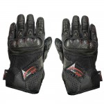 ΓΑΝΤΙΑ ΜΗΧΑΝΗΣ ΔΕΡΜΑΤΙΝΑ ΜΕ ΚΟΚΚΑΛΟ ΠΡΟΣΤΑΣΙΑΣ (XL) ΜΑΥΡΟ ΧΡΩΜΑ ΜΕ ΛΟΓΟΤΥΠΟ RACE AXION - 2ΤΕΜ. Γάντια Μηχανής