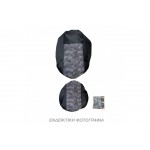 ΗΜΙΚΑΛΥΜΜΑΤΑ ΜΠΡΟΣΤΑ ΚΑΘΙΣΜΑΤΩΝ ΜΑΥΡΟ/ΜΠΛΕ ΜΟΤΙΒΟ (VELCRO ΣΤΑ ΠΡΟΣΚΕΦΑΛΑ) - 2 ΤΕΜ. Μπροστινά Καλύμματα