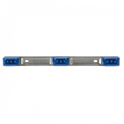 ΜΕΤΑΛΛΙΚΗ ΜΠΑΡΑ ΜΕ 3 ΦΩΤΑ LED 24V Διακοσμητικά Φώτα