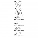 ΒΙΔΕΣ ΣΤΗΡΙΞΗΣ ΠΕΤΑΛΟΥ 10mm ΜΑΥΡΕΣ Σταντ