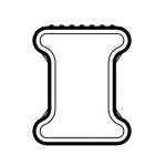 ΜΠΑΡΑ ΟΡΟΦΗΣ 150CM KARGO ΜΑΥΡΗ Μεταλλικές Μπάρες