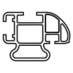 ΜΠΑΡΑ ΟΡΟΦΗΣ 115CM KARGO ΑΛΟΥΜΙΝΙΟΥ Μπάρες Αλουμινίου