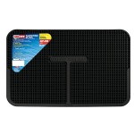 ΠΑΤΑΚΙ ΛΑΣΤΙΧΟ ΜΑΥΡΟ UNI-FIT 47x30cm 1ΤΕΜ. Διεθνή Πατάκια Λάστιχο