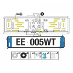 ΠΛΑΙΣΙΟ ΙΤΑΛΙΚΩΝ ΠΙΝΑΚΙΔΩΝ MAYPO ΝΕΕΣ ABS 52x13,7cm Πινακίδες και Σήμανση