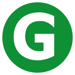 ΑΥΤΟΚΟΛΛΗΤΟ ΓΡΑΜΜΑ ΤΑΞΙΝΟΜΗΣΗΣ G 220mm Πινακίδες και Σήμανση