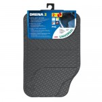 ΠΑΤΑΚΙΑ ΛΑΣΤΙΧΟ DRENA 2 ΖΕΥΓΑΡΙ ΓΚΡΙ Διεθνή Πατάκια Λάστιχο
