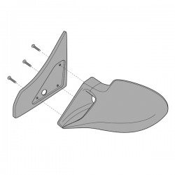 ΒΑΣΗ ΚΑΘΡΕΠΤΗ ΓΙΑ HONDA CIVIC 3D 11/95-2/01 Honda