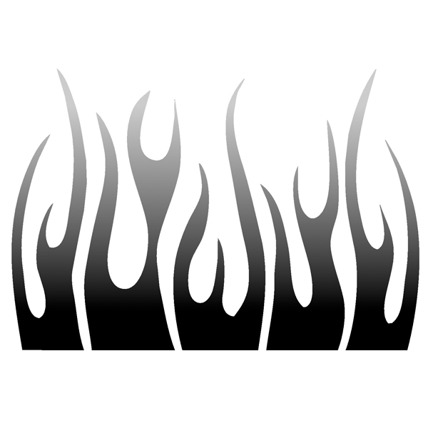 ΑΥΤΟΚΟΛΛΗΤΟ ΦΛΟΓΑ-ΜΑΥΡΟ/ΑΝΘΡΑΚΙ Αυτοκόλλητα Διακοσμητικά