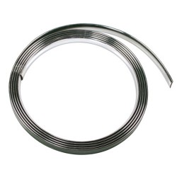 ΑΥΤΟΚΟΛΛΗΤΟ TRIM ΧΡΩΜΙΟ ΕΠΙΠΕΔΟ ΓΙΑ ΠΟΡΤΕΣ, ΓΡΙΛΙΕΣ, ΠΡΟΦΥΛΑΚΤΗΡΕΣ, ΠΛΑΙΝΑ ΠΑΧΟΣ 21MM ΜΗΚΟΣ 4M Αυτοκόλλητα Προφίλ