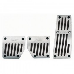 ΠΕΝΤΑΛ TOURING PED-7 PILOT ΑΛΟΥΜΙΝΙΟΥ ΝΙΚΕΛ ΜΕ ΜΑΥΡΕΣ ΓΡΑΜΜΕΣ LAMPA - 3 ΤΜΧ. Πετάλια