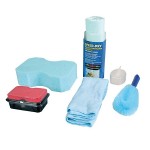 ΚΙΤ ΚΑΘΑΡΙΣΜΟΥ ΚΑΙ ΓΥΑΛΙΣΜΑΤΟΣ (ΣΦΟΥΓΓΑΡΙ ΠΛΥΣΙΜΑΤΟΣ /ΒΟΥΡΤΣΑΚΙ ΖΑΝΤΩΝ/ΣΦΟΥΓΓΑΡΙ ΓΥΑΛΙΣΜΑΤΟΣ/ΠΑΝΙ MICROFIBRE/ΣΥΝΘΕΤΙΚΟ ΠΑΝΙ CHAMOIS) 5ΤΕΜ. Είδη Καθαρισμού