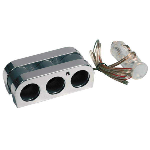 ΑΝΤΑΠΤΟΡΑΣ ΑΝΑΠΤΗΡΑ ΤΡΙΠΛΟΣ 12V Φις Αναπτήρα