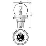 R2 ΑΛΟΓΟΝΟΥ 12V 45/40W P45t ΑΣΥΜΜΕΤΡΗ Λάμπες