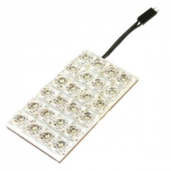 ΠΛΑΦΟΝΙΕΡΑ ΜΕ 24 LED (35x65mm) Πλαφονιέρες