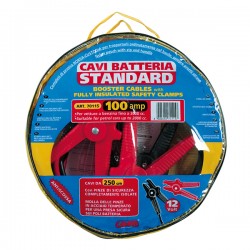 ΡΕΥΜΑΤΟΔΟΤΕΣ 100Α - 12/24V 250cm Καλώδια Μπαταρίας